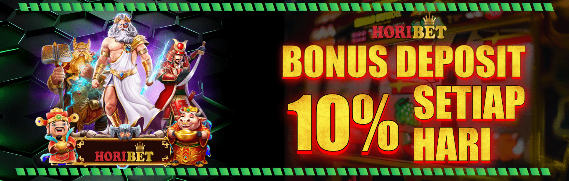 Bonus deposit 10%