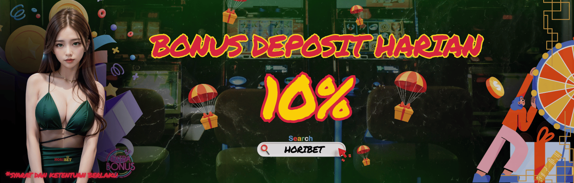 Bonus Deposit 10% Horibet