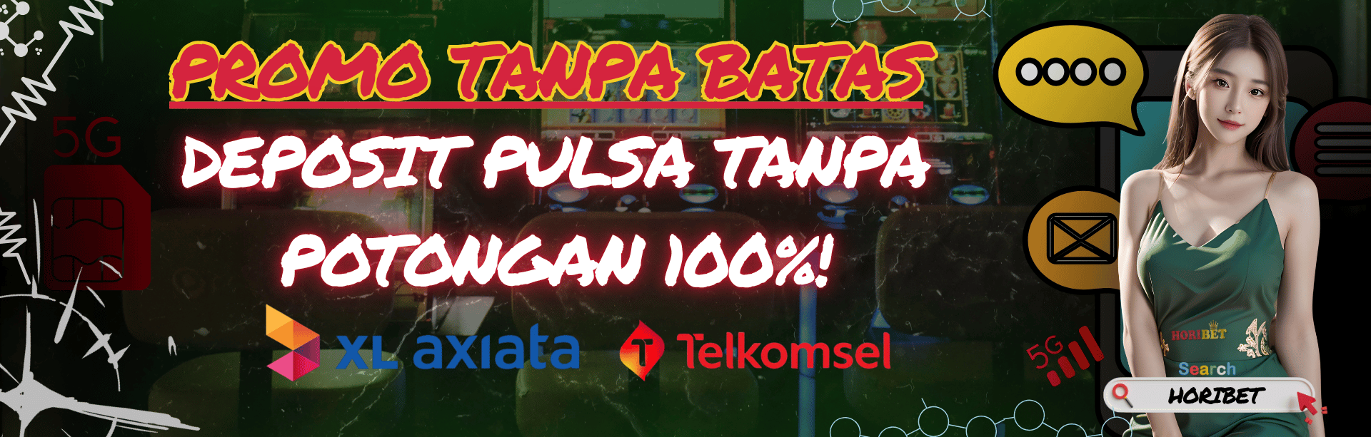 Deposit Pulsa Tanpa Potongan Horibet