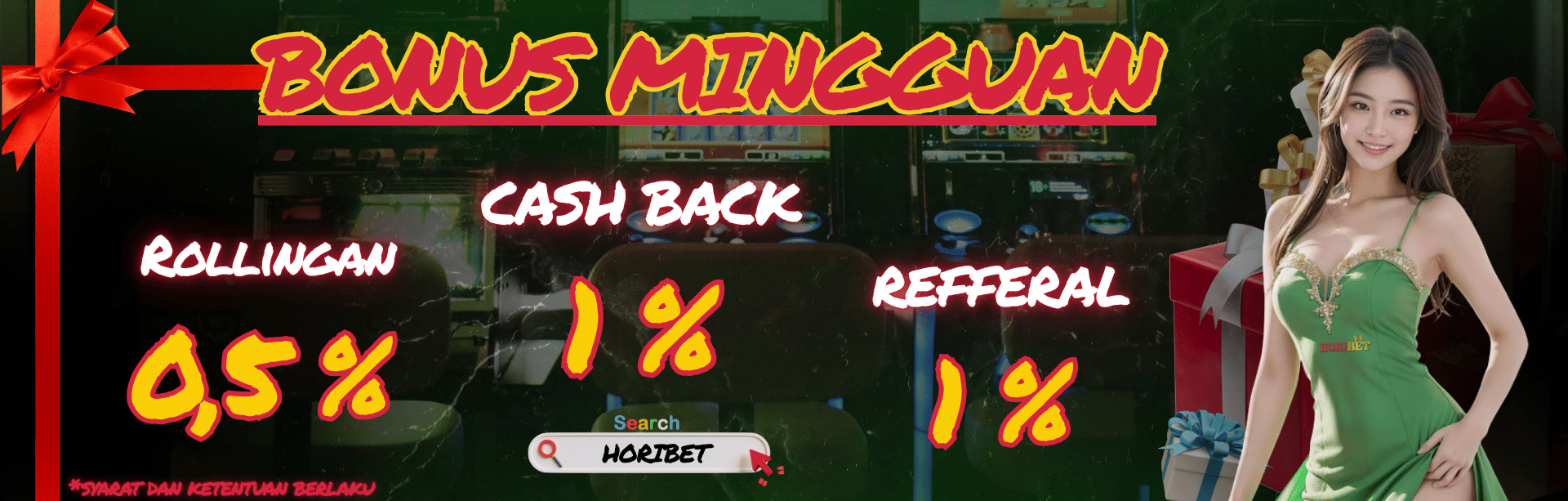 Bonus Mingguan Horibet